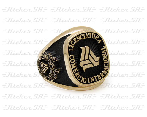 anillo de graduacion licenciatura en comercio