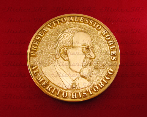 pressea vito alessio robles moneda conmemorativa